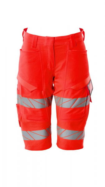MASCOT- Warnschutz-Damenshorts, Diamond, ACCELERATE SAFE, 205 g/m², rot