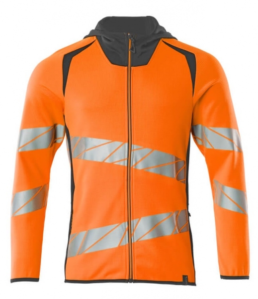 MASCOT-Warnschutz-Kapuzensweatshirt, ACCELERATE SAFE, high vis orange/dunkelanthrazit
