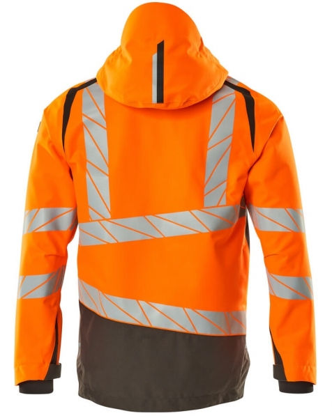 MASCOT-Warnschutz-Hard Shell Jacke, ACCELERATE SAFE, high vis orange/dunkelanthrazit