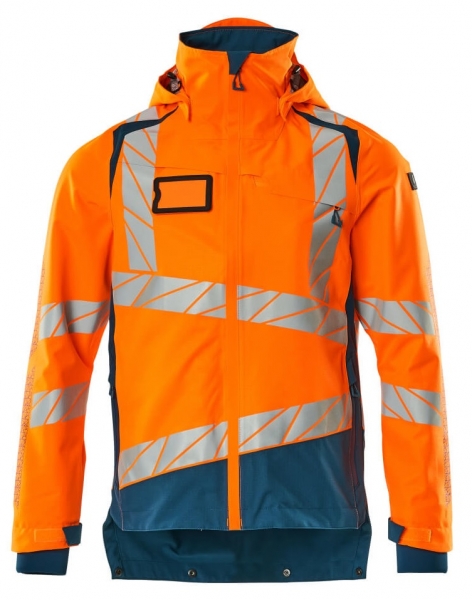 MASCOT-Warnschutz-Hard Shell Jacke, ACCELERATE SAFE, high vis orange/dunkelpetroleum