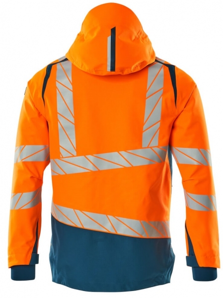 MASCOT-Warnschutz-Hard Shell Jacke, ACCELERATE SAFE, high vis orange/dunkelpetroleum