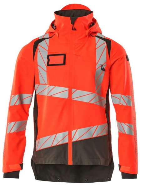 MASCOT-Warnschutz-Hard Shell Jacke, ACCELERATE SAFE, high vis rot/dunkelanthrazit