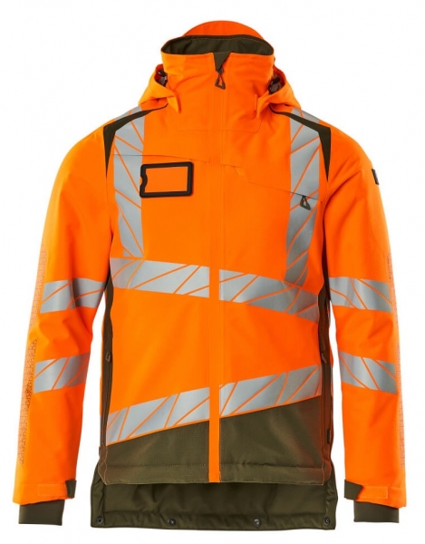 MASCOT-Warnschutz-Winterjacke, ACCELERATE SAFE, high vis orange/moosgrn