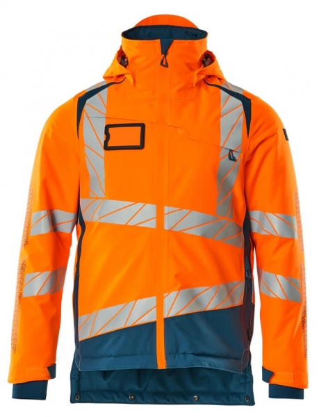 MASCOT-Warnschutz-Winterjacke, ACCELERATE SAFE, high vis orange/dunkelpetroleum