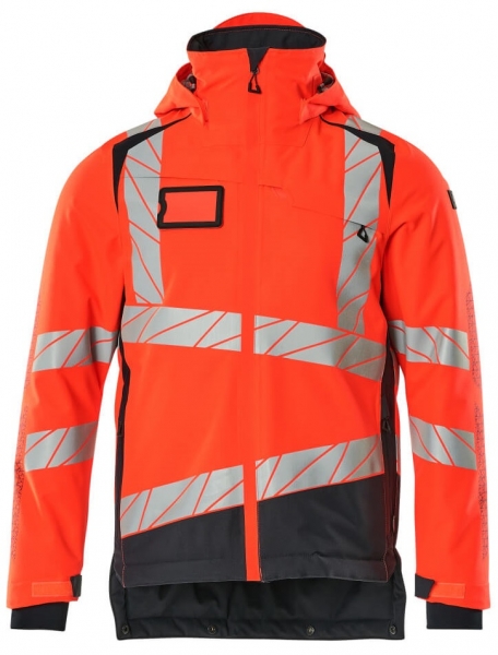 MASCOT-Warnschutz-Winterjacke, ACCELERATE SAFE, high vis rot/schwarzblau