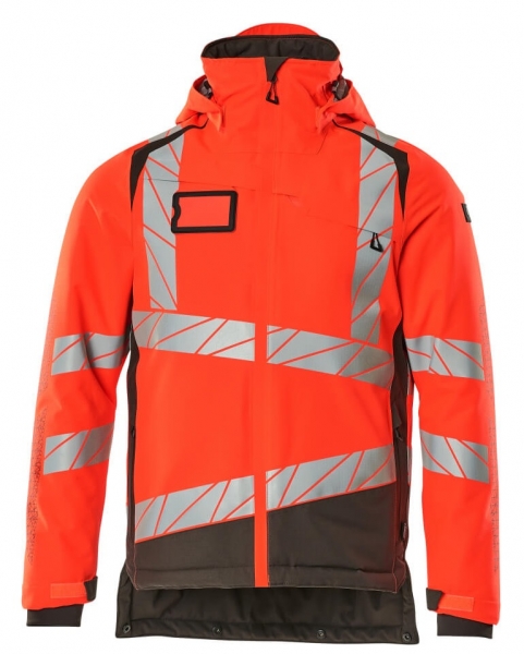 MASCOT-Warnschutz-Winterjacke, ACCELERATE SAFE, high vis rot/dunkelanthrazit