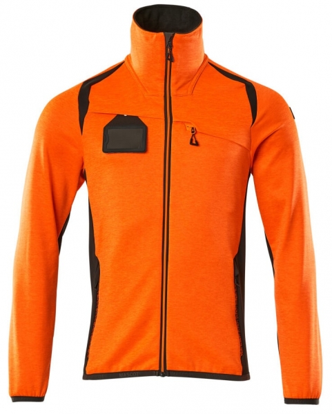MASCOT-Warnschutz-Fleecepullover, ACCELERATE SAFE, high vis orange/dunkelanthrazit