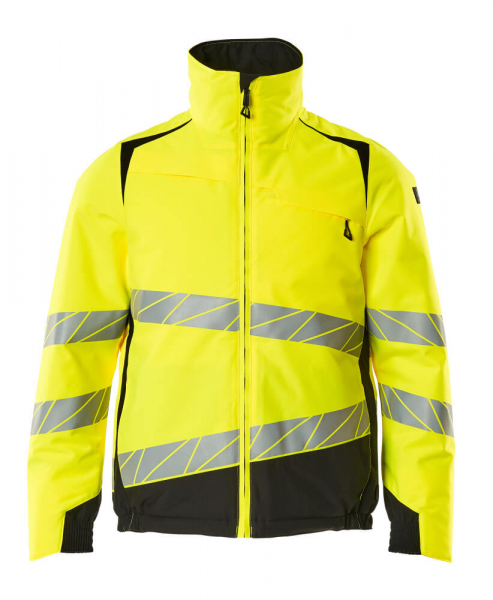 MASCOT-Warnschutz-Winterjacke, CLIMASCOT, high vis gelb/schwarz