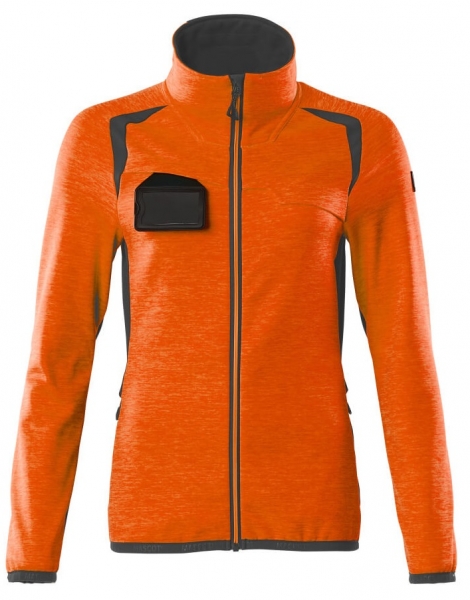 MASCOT-Warnschutz-Damen Fleecejacke, ACCELERATE SAFE, high vis orange/dunkelanthrazit