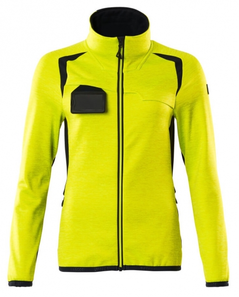 MASCOT-Warnschutz-Damen Fleecejacke, ACCELERATE SAFE, high vis gelb/schwarz
