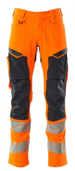 MASCOT-Warnschutz-Bundhose, ACCELERATE SAFE, 90 cm, warnorange/schwarzblau