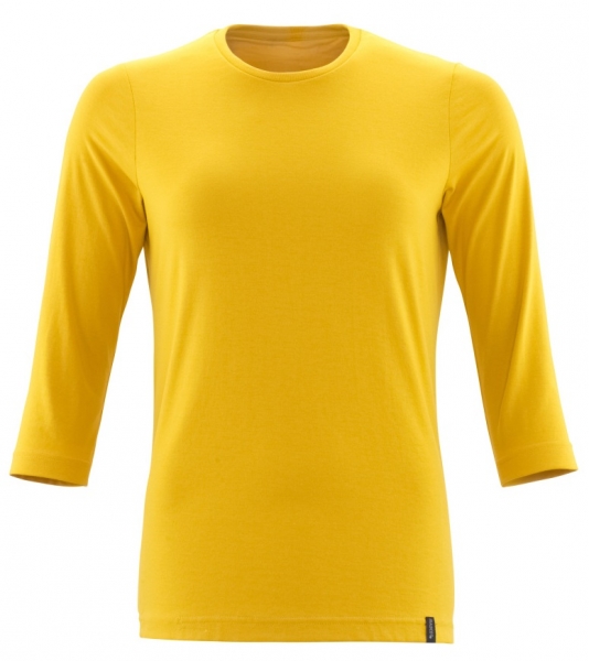 MASCOT-Damen-T-Shirt, 3/4 Arm, currygelb
