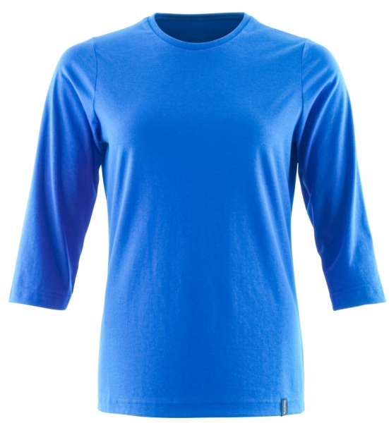 MASCOT-Damen-T-Shirt, 3/4 Arm, azurblau