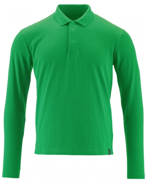 MASCOT-Polo-Shirt, langarm, grasgrn