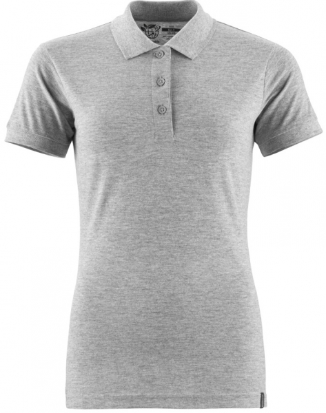 MASCOT-Damen-Polo-Shirt, grau-meliert