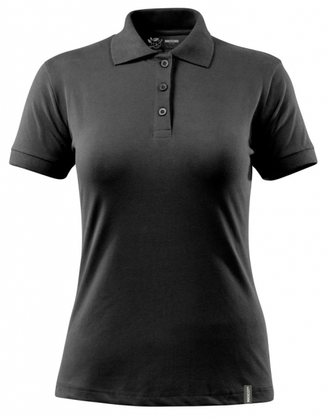 MASCOT-Damen-Polo-Shirt, vollschwarz