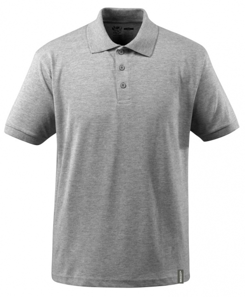 MASCOT-Polo-Shirt, grau-meliert