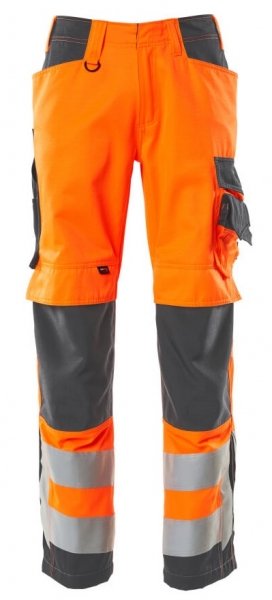 MASCOT-Warnschutz-Bundhose, SAFE SUPREME, mit Knietaschen, Lg: 76 cm, warnorange/dunkelanthrazit