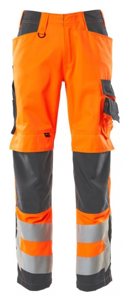 MASCOT-Warnschutz-Bundhose, SAFE SUPREME, mit Knietaschen, Lg: 82 cm, warnorange/dunkelanthrazit