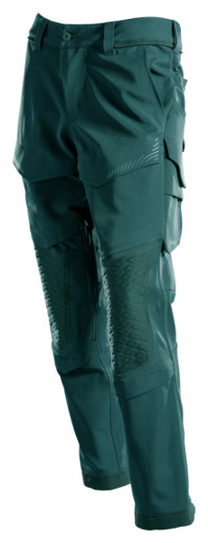 MASCOT- Hose mit Knietaschen, Ultimate Stretch, CUSTOMIZED, 316 g/m, waldgrn