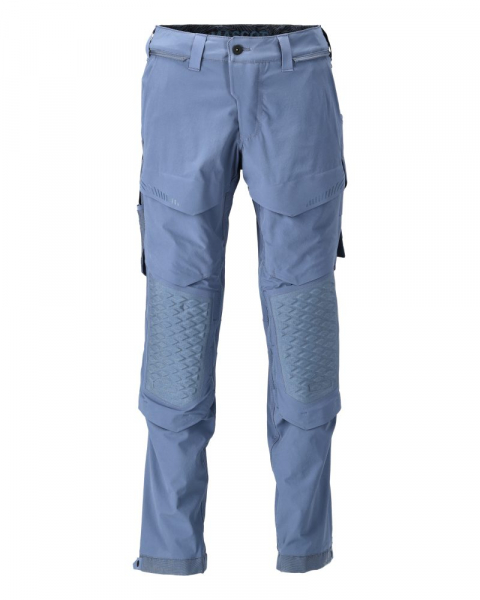 MASCOT- Hose mit Knietaschen, Ultimate Stretch, CUSTOMIZED, 180 g/m, steinblau
