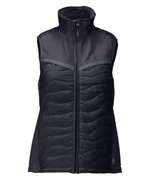 MASCOT- Damen-Thermoweste, Climascot, CUSTOMIZED, 260 g/m, schwarzblau