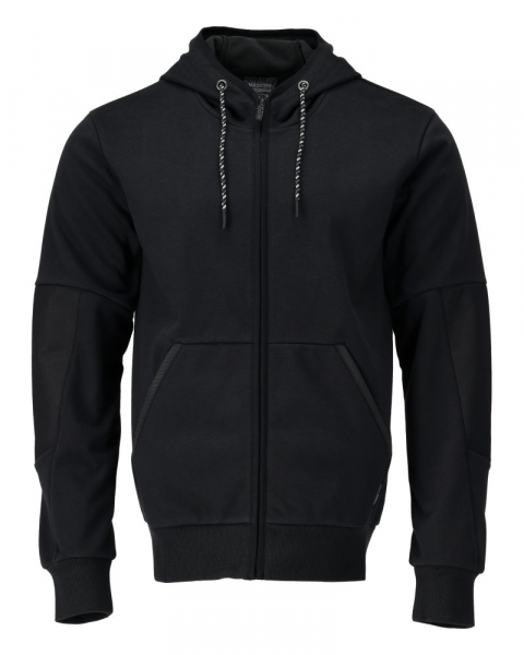 MASCOT- Kapuzensweatshirt mit Reiverschluss, CUSTOMIZED, 320 g/m, schwarz