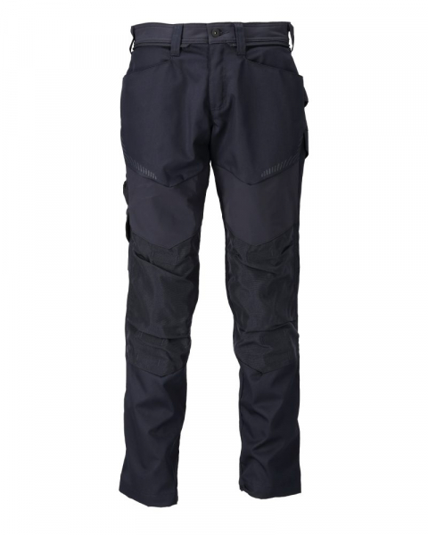 MASCOT- Hose mit Knietaschen, Cordura, CUSTOMIZED, 205 g/m, schwarzblau