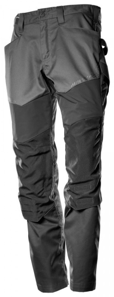 MASCOT- Hose mit Knietaschen, Cordura, CUSTOMIZED, 205 g/m, anthrazitgrau/ schwarz