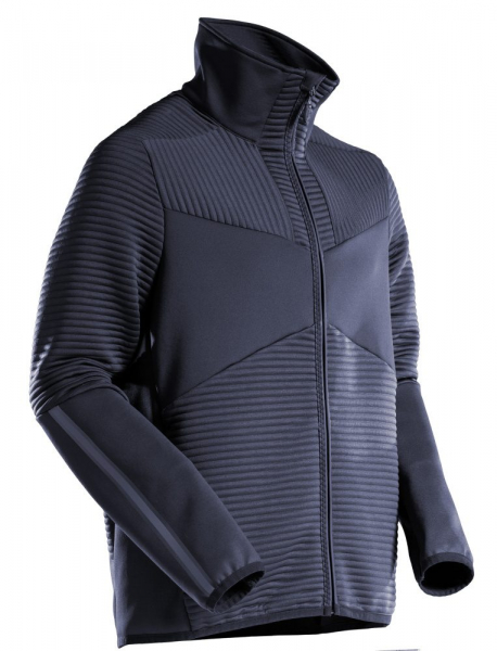 MASCOT-Fleece Pullover mit Reiverschluss, CUSTOMIZED, 265 g/m, schwarzblau