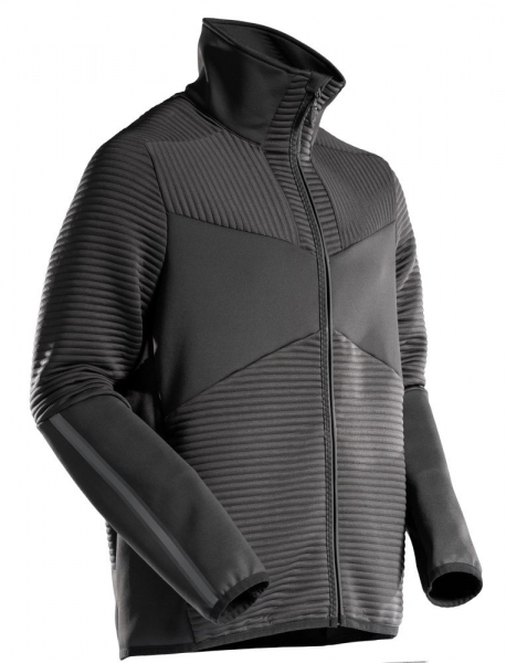 MASCOT-Fleece Pullover mit Reiverschluss, CUSTOMIZED, 265 g/m, schwarz