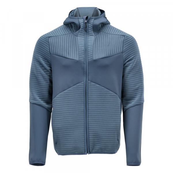 MASCOT-Fleece Kapuzensweatshirt mit Reiverschluss und Kapuze, CUSTOMIZED, 265 g/m, steinblau