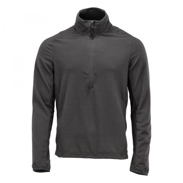 MASCOT- Microfleece Pullover mit kurzem Reißverschluss, CUSTOMIZED, 220 g/m², anthrazitgrau