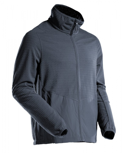 MASCOT- Microfleece Pullover mit Reiverschluss, CUSTOMIZED, 220 g/m, schwarzblau