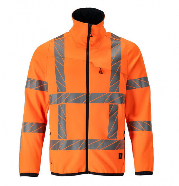 MASCOT- Fleecepullover mit Reiverschluss, ACCELERATE SAFE, 260 g/m, orange