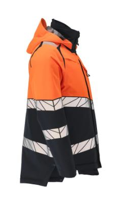 Winterjacke mit CLIMASCOT�-Futter, Schwarzblau/Orange