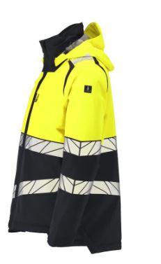 Winterjacke mit CLIMASCOT�-Futter, Schwarzblau/Gelb