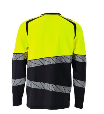 MASCOT� ACCELERATE SAFE Langarmshirt Premium , Schwarzblau/Gelb