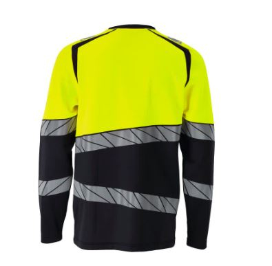 MASCOT� ACCELERATE SAFE Langarmshirt Premium , Schwarz/Gelb