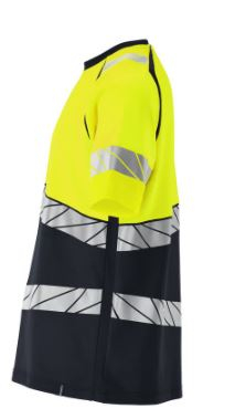 MASCOT� ACCELERATE SAFE T-Shirt Premium , Schwarzblau/Gelb