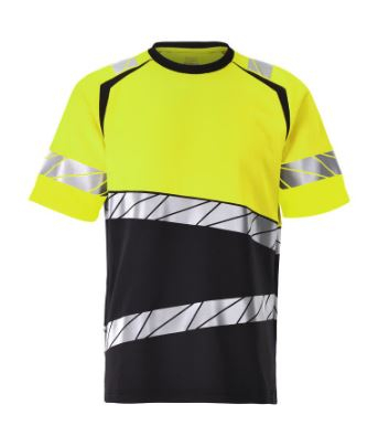 MASCOT� ACCELERATE SAFE T-Shirt Premium , Schwarz/Gelb