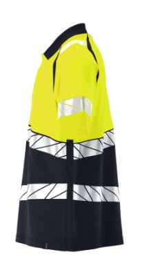 MASCOT� ACCELERATE SAFE Polo-Shirt Premium , Schwarzblau/Gelb
