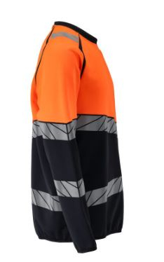 MASCOT� ACCELERATE SAFE Sweatshirt Premiun, Schwarzblau/Orange