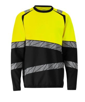 MASCOT� ACCELERATE SAFE Sweatshirt Premiun, Schwarz/Gelb