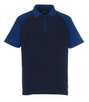 MASCOT-Workwear, Polo-Shirt, Bianco, 180 g/m², marine/kornblau