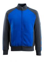 MASCOT-Sweatjacke, Amberg, 340 g/m, kornblau/schwarzblau