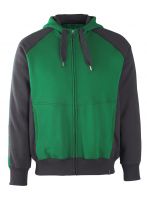 MASCOT-Kapuzensweatshirt, Wiesbaden, 340 g/m, grn/schwarz