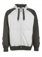 MASCOT-Kapuzensweatshirt, Wiesbaden, 340 g/m, wei/dunkelanthrazit