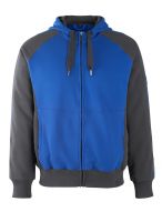 MASCOT-Kapuzensweatshirt, Wiesbaden, 340 g/m, kornblau/schwarzblau