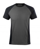 MASCOT-T-Shirt, Potsdam, 195 g/m, dunkelanthrazit/schwarz